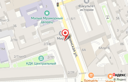 Кафе-столовая в Санкт-Петербурге на карте