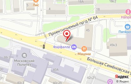 Хостел Вежливый лось в Москве на карте