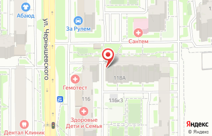 Центр выкупа автомобилей на улице Чернышевского на карте