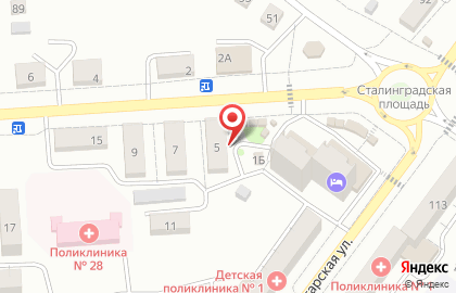 Мясная лавка на Волгоградской улице на карте