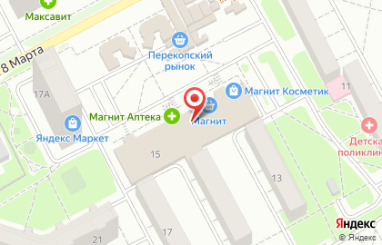 Ярославский филиал Банкомат, Россельхозбанк на улице 8 Марта на карте