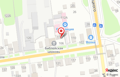 Балашовская библейская церковь на карте