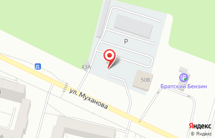 Автокомплекс в Центральном районе на карте
