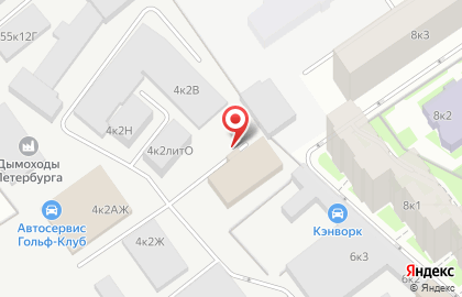 Торговый дом Промстройсервис на улице Александра Матросова на карте
