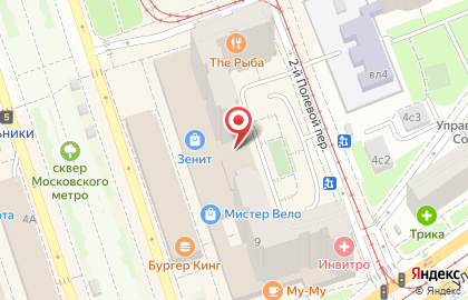 Спортакадемия на Сокольнической площади на карте