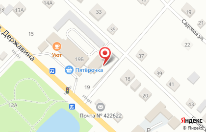 СберБанк на улице Державина на карте