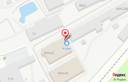 Магазин Клён в Барнауле на карте