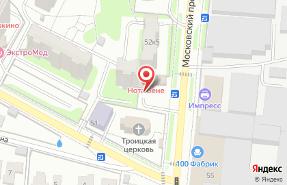 Парикмахерская в Москве на карте