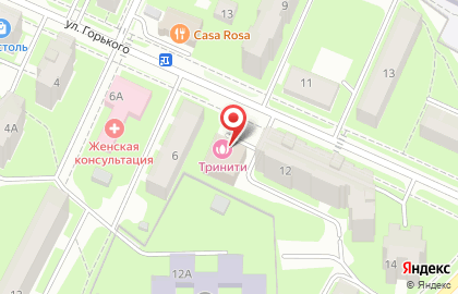 Пресс-информ на улице Горького на карте