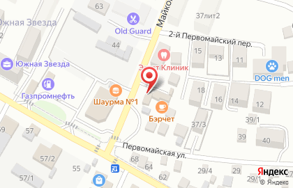 Автокомплекс на Майкопской улице, д 43 на карте