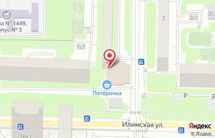 Продуктовый магазин в Москве на карте