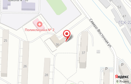 Успех, СТО на карте