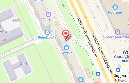 Банкомат, Северо-Западный банк Сбербанка России, ОАО, Заневское отделение на проспекте Большевиков на карте
