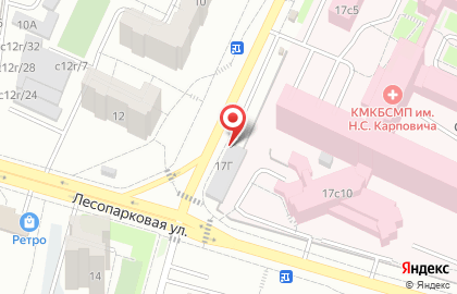 Киоск по продаже цветов в Октябрьском районе на карте