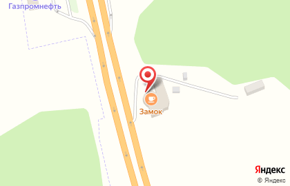Кафе быстрого питания Замок на карте