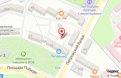 ОАО Банкомат, БИНБАНК на Привокзальной улице на карте