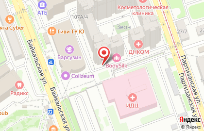 Салон женской одежды Avantage Кадриль на Байкальской улице на карте