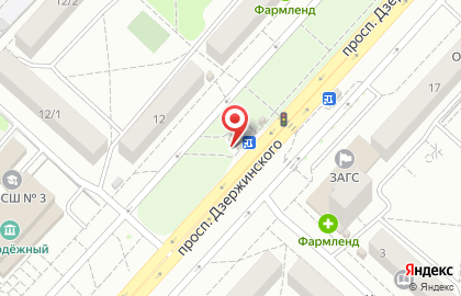 Роза 25 на проспекте Дзержинского на карте