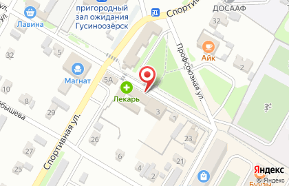 Хлебный дом на Спортивной улице на карте