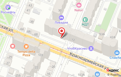 Салон-парикмахерская Овация на Красноармейской улице на карте