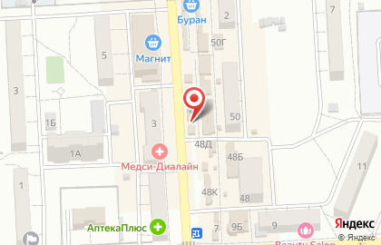 Магазин хлебобулочных изделий Пекарь на Краснополянской улице на карте