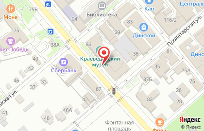 Магазин по продаже бытовой техники на Красной улице на карте