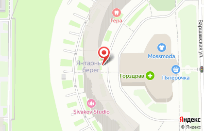 Детский центр Обезьянки на Варшавской улице на карте