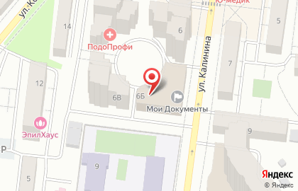 Автомойка на ул. Калинина, 6Б на карте