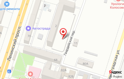 Отдел военного комиссариата Воронежской области по Левобережному и Железнодорожному районам на карте