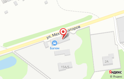Центр автоуслуг на улице Механизаторов на карте