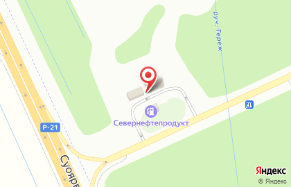 АЗС Севернефтепродукт на карте