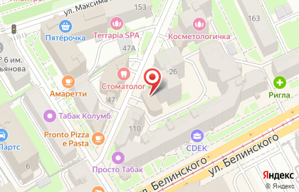 Промприбор в Нижегородском районе на карте