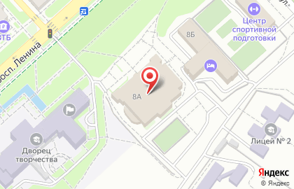Спортивный магазин Атлант на проспекте Ленина на карте