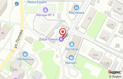Магазин фейерверков Дядя Гриша на улице Попова на карте