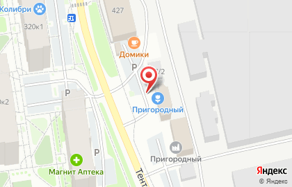 Магазин цветов Пригородный на карте