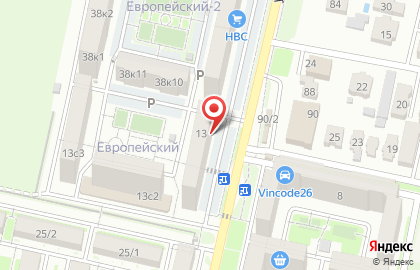 Стройхозмаркет НовоСтрой в Ставрополе на карте