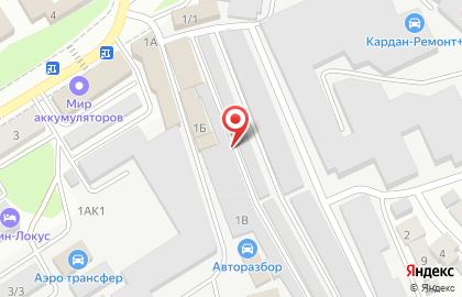 Мастерская Авангард-авто в Дзержинском районе на карте