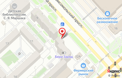 Магазин по продаже фруктов и овощей в Красноярске на карте