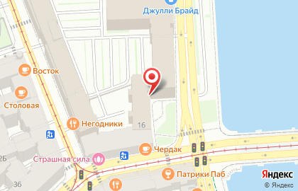 Точка Роста на Петроградской набережной на карте