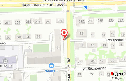 Продуктовый магазин в Челябинске на карте