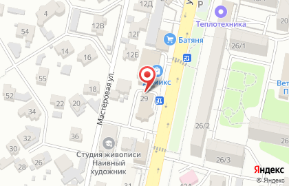 Салон-магазин А``мебельЭР на улице Пирогова на карте