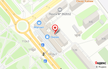 Продовольственный магазин на Мичуринской улице на карте