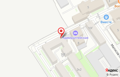Общежитие, СПГУВК на карте