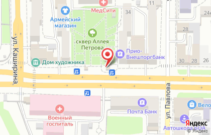Магазин цветов Городские цветы в Советском округе на карте