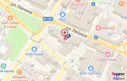 Евросеть на улице Ленина на карте