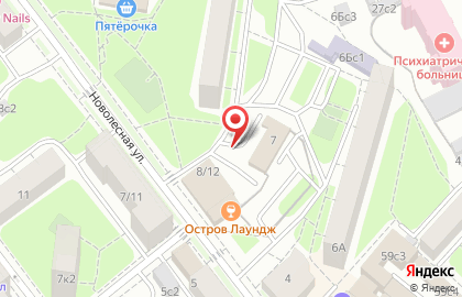 Медицинский центр МедикЦентр на Новолесной улице на карте