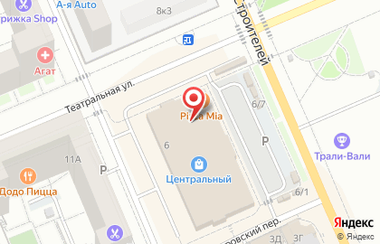 Мебельный салон Столплит на Театральной улице на карте