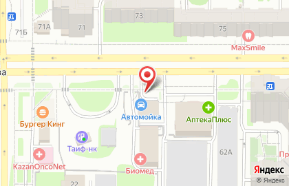 Банкомат, РОСТ БАНК, ОАО, Ново-Савиновский район на улице Маршала Чуйкова на карте
