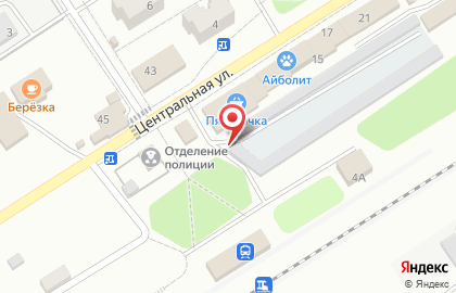 Автостоянка в Калуге на карте