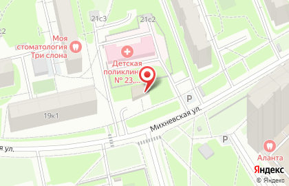 Продуктовый магазин в Москве на карте